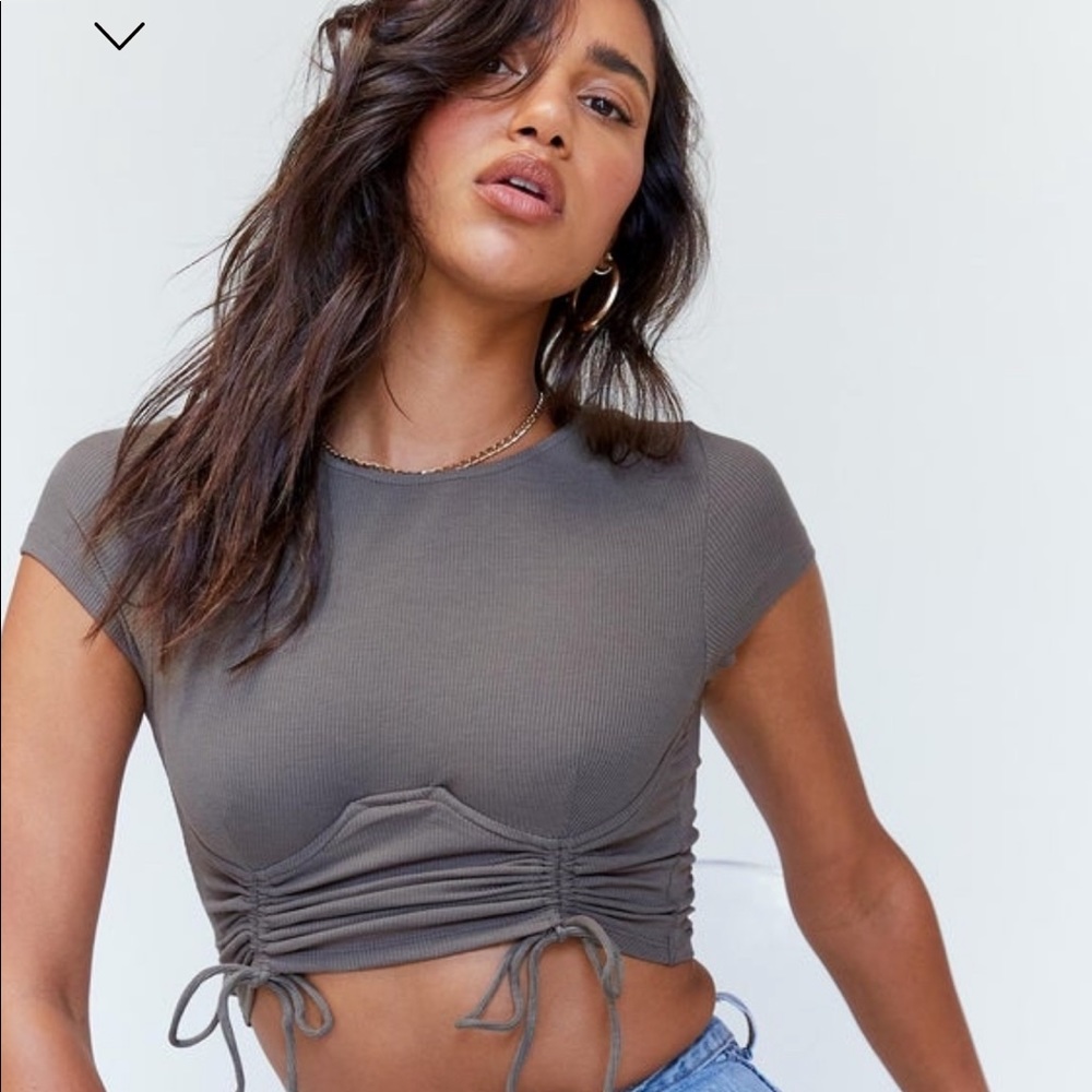 Princess Polly Stormi Top Khaki